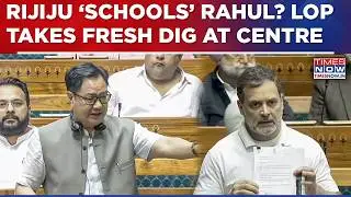 Rijiju 'Schools' Rahul Gandhi Amid 'Naravane' Showdown, Says 'Defense Not An Issue Of Politics'