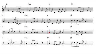 Like A Stone    Audioslave Eb Alto Sax Play Along
