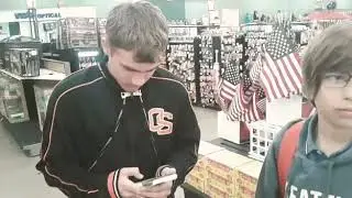 Hide and seek in a store?(Almost got kicked out)