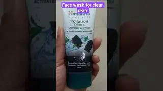 Himalaya Pollution Detox Charcoal Face Wash for Man and Woman #viralvideo#skincare #facewash#shorts