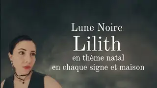 Lilith en th&egrave;me natal 🖤