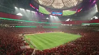 Atmosphere at the new Atlanta United stadium is world class