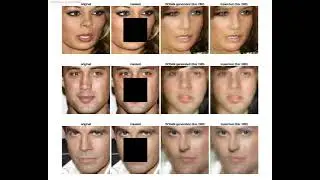 Semantic Image Inpainting | DCGAN |  CelebA | Deep learning | tensorflow | python