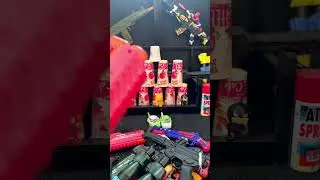 Satisfying Toy Gun Crush#shorts #trending
