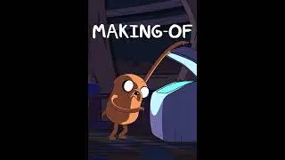 blender 3D - jake 2D  mini tutorial #Shorts