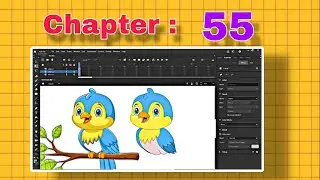 How to Trace Bird Character Mid Body in Adobe Animate | Easy Animation Guide