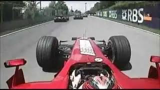 F1 Montreal 2007 - Kimi R&auml;ikk&ouml;nen start and hit Massa - Onboard