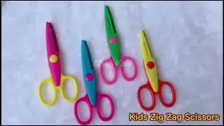 Chan Kee Kids Scissors Safety Zig Zag Paper DIY Crafting School Children Plastic Shears Manufacturer