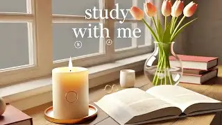 1HOUR Study with Me-No break, & Study Stamina: Build Your Focus Muscles with Me for 1 Hour!