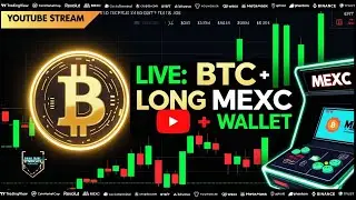 🔴 LIVE: BTC Long Position + Spot Wallet Growth | MEXC Trading & Poxel.io 🎮🚀