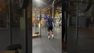 Behind the Head Split Jerk Practice - 135 lbs.