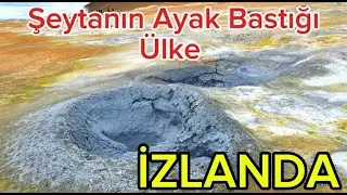 Şeytanın ayak bastığı ülke İzlanda, Krafla Yanardağı, Viti Krater Gölü, Hverir #izlanda #seyahat