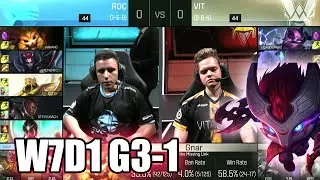 ROCCAT vs Vitality | Game 1 S6 EU LCS Summer 2016 Week 7 Day 1 | ROC vs VIT G1 W7D1 1080p