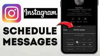 Как запланировать отправку сообщений в Instagram на более позднее время