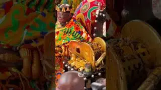 The Golden Empire of Ghana, West Africa. The Ashanti King with the Legendary Golden Stool #kumasi