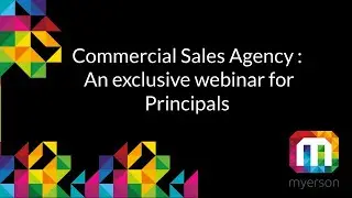 Commercial Sales Agency: Webinar For Principals