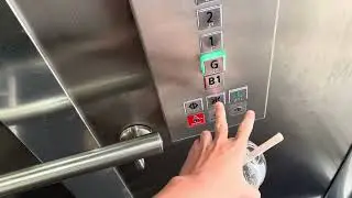 S5AU Voice! Schindler 3300 MRL Traction lift at Beach Club Mooloolaba, QLD