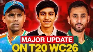 Major Update: On T20 WC26 | ICC Ne PCB Ko Jawab Kiya Diya ? | Kiya Pakistan kehle Gi 15 Feb Ko Match