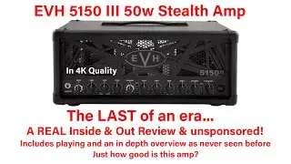 EVH 5150 III 50w Stealth Amplifier Review Closeup & Playing