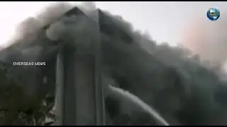 Blaze Breaks Out at Raghuveer Market In Surat Gujarat | Overseas News