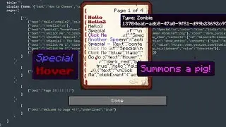 Custom Book NBT 1.18