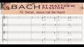 70. (60) Sehet, Jesus hat die Hand🎵 St Matthew Passion, J.S. Bach - Choir 2 | ALTO