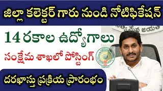Notification by District Collector | AP Latest jobs Notifications | AP Contract / Outsourcing jobs