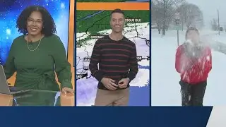 STORM CENTER: Snow begins to taper off Sunday morning