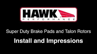 Hawk Performance Super Duty Brake Pads and Talon Rotors on Ram 3500