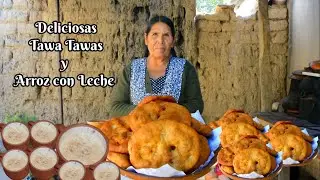 Arroz con Leche y Tawa Tawas | Cocina a la leña tradicional Boliviana