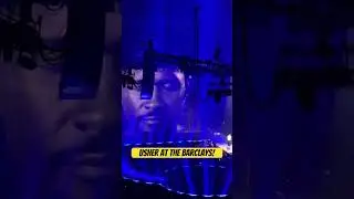 Usher at The Barclays in Brooklyn! #usher #usherlive #music #rnb