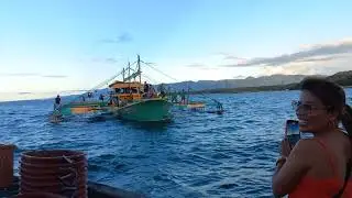 The Arrival of fishing boat 30 tons capacity of fish storage in Legazpi city Albay