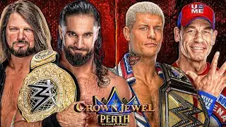 WWE Crown Jewel Perth Australia 2025 Full Highlights |Seth beat Cody, Cena beat Styles & Roman shock