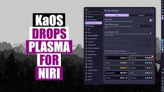 KaOS Ditches KDE Plasma For Niri