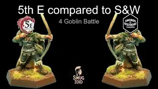 5th Edition D&D Vs. Swords & Wizardry Ranger Battle with 4 goblins OSR (unexpected results)