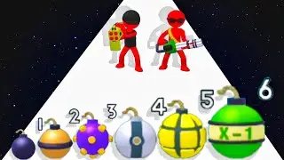 Merge Bombs 3D - Level Up Bomb (Merge Battles, Fereeplay Original)