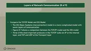 CTS-120 - Chapter 8 - Network Infrastructure and Troubleshooting