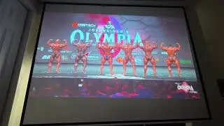 Mr Olympia 2025 Final poses, 2nd lineup with Behrooz Tabani 