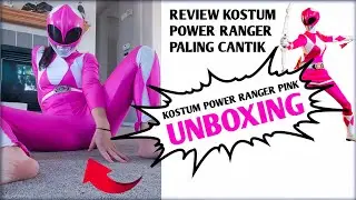 UNBOXING KOSTUM POWER RANGER PINK COSPLAY !! #unboxing #cosplay #powerrangers