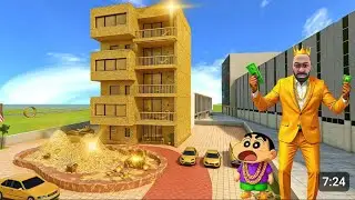 Franklin Change House To Golden House In Indian Bike Driving 3d Game | Indian Bike Driving 3d Update
