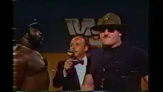 Sgt Slaughter, Junkyard Dog Promo with Mean Gene: About Nikolai Volkoff and The Iron Sheik