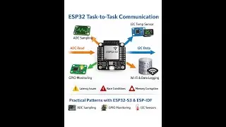 Passing Data Between FreeRTOS Tasks in ESP32 IoT Projects