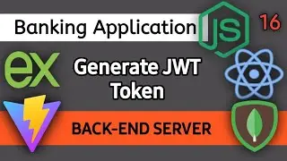 Full stack application | generating JWT token  | express mongodb react