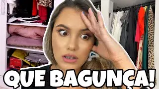 FAXINANDO E ORGANIZANDO O MEU GUARDA-ROUPA - BRUNA EROLES