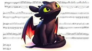 Test Drive by John Powell | VIOLA DUET Sheet Music (How To Train Your Dragon)