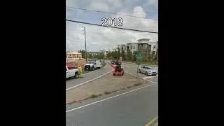 You won't believe it's the same place!!! #raleigh #exploring #googlemaps #shorts