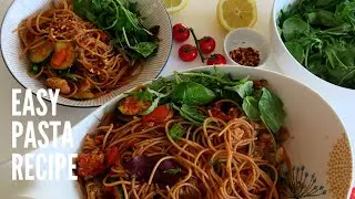Pasta Recipe | Spaghetti Recipe | Chicken Spinach Recipe | Tandoori Chicken Noodles | Quick Dinner