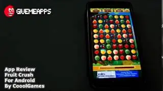 Fruit Crush for Android! Match 3 Or More Fruits And Clear The Board!