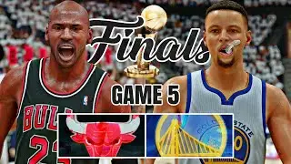NBA DREAM FINALS: 1996 BULLS vs 2017 WARRIORS GAME 5 | NBA 2K25 (PS5 PRO)