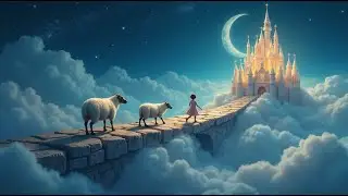 Sleepy Sheep Parade 🐑🌙 Calming Bedtime Rhyme for Kids | Gentle Sleep Song for Toddlers